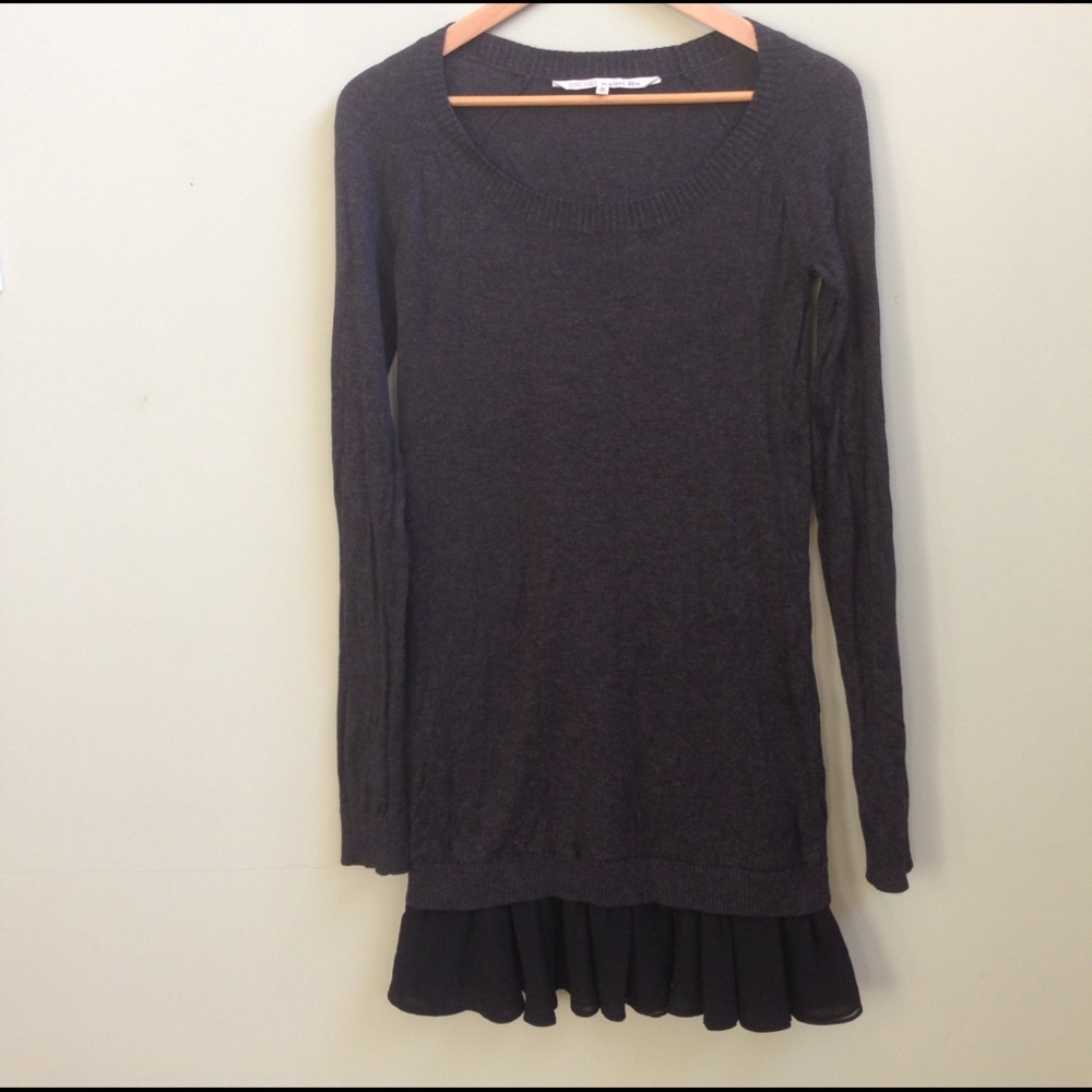 RACHEL Rachel Roy Sweater Dress with Ruffle Bottom