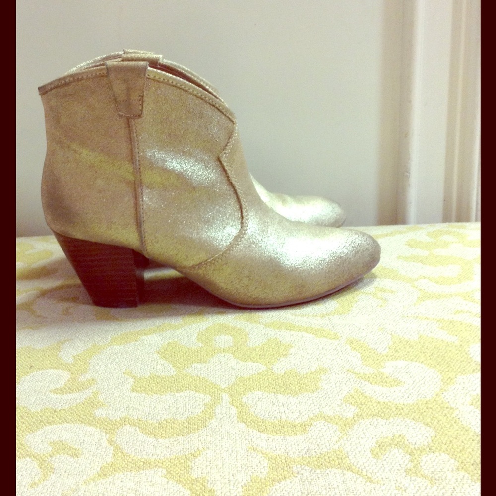 ASH distressed gold boots FLASH SALE!