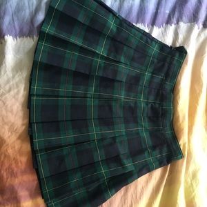 American Apparel High Waisted Plaid Tennis Skirt