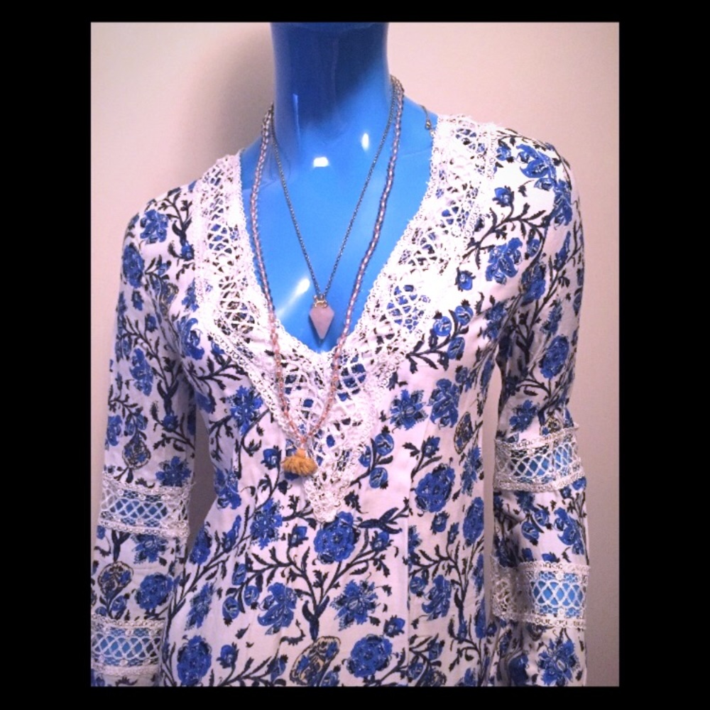 LF NWT Peasant Dress - Picture 4 of 8