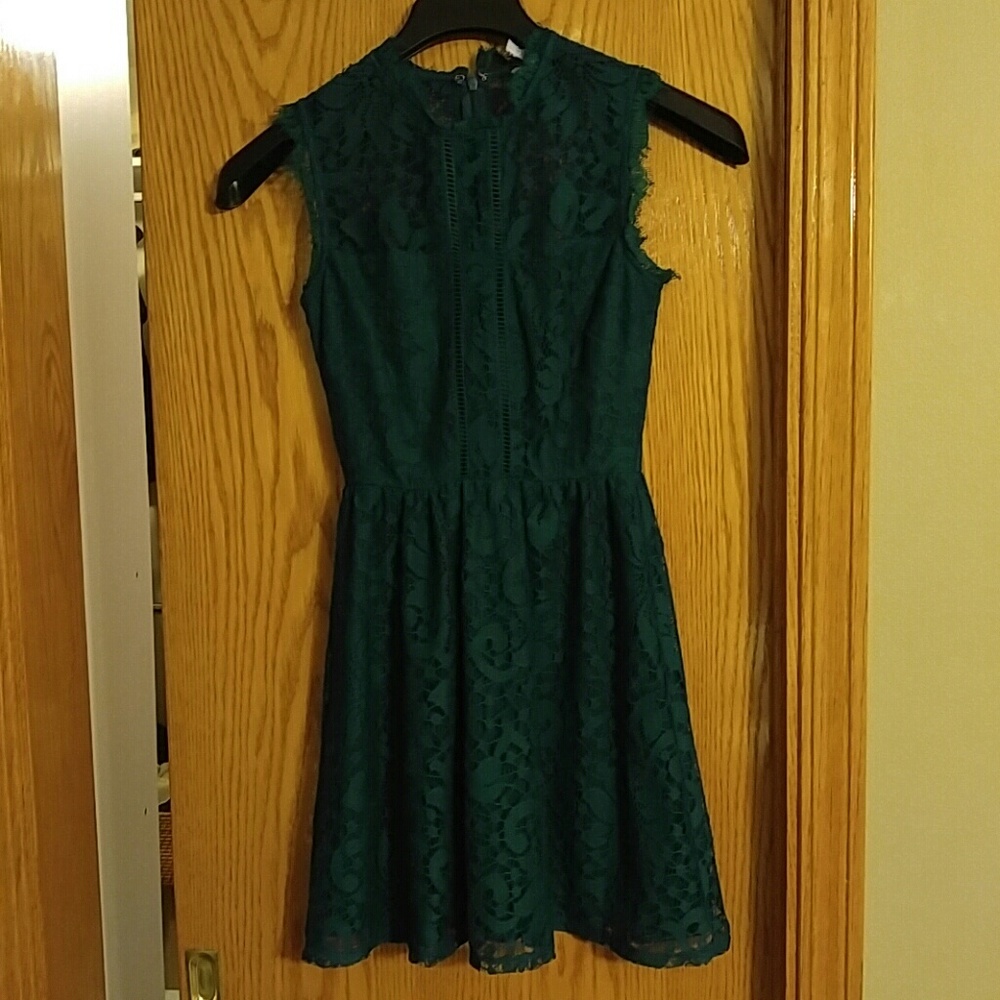 Lace mini dress