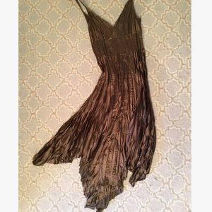 Silky Chocolate Brown Express Dress