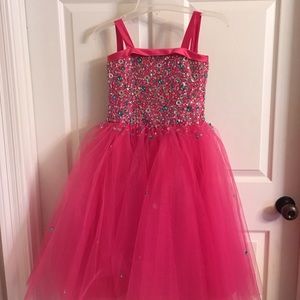 Girls custom pageant dress