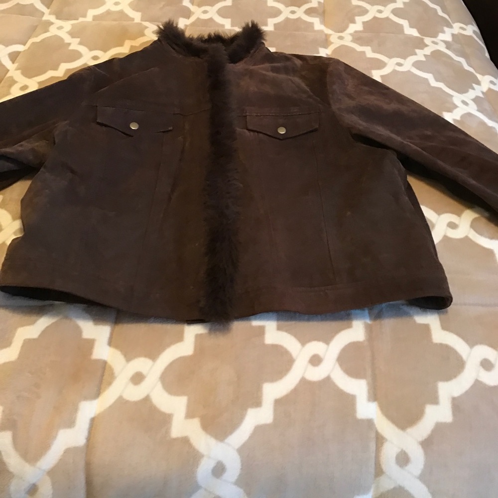 Brown Suede Jacket