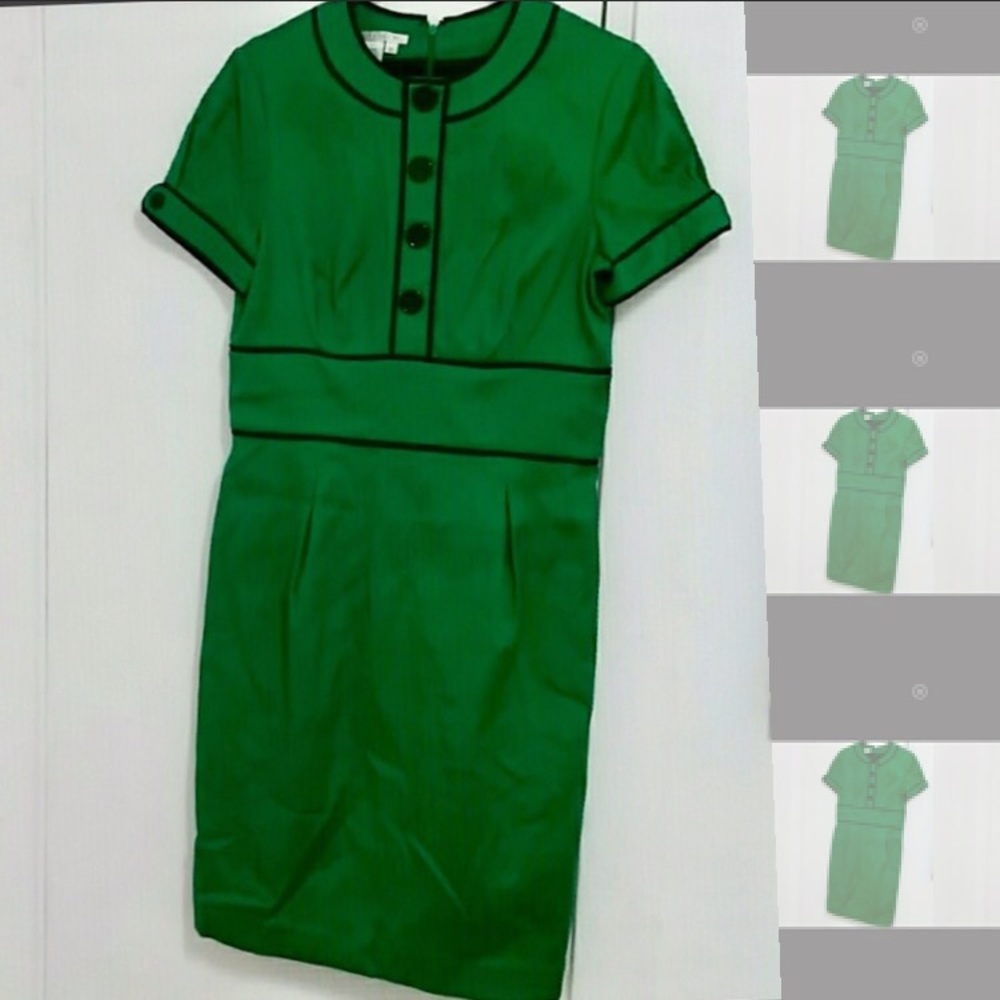 Green Retro-Style Maggy London Dress
