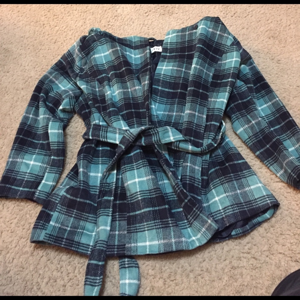 Ava and Viv peacoat