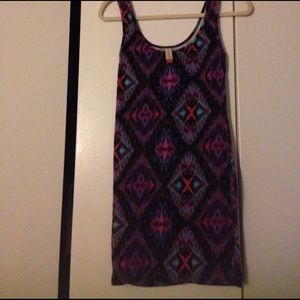 Purplish tank top dress