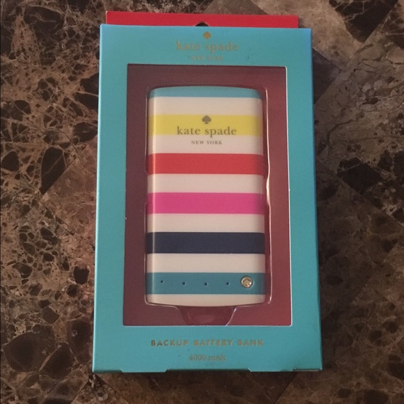 Kate Spade Backup Battery Bank Portable Charger - Picture 2 of 7