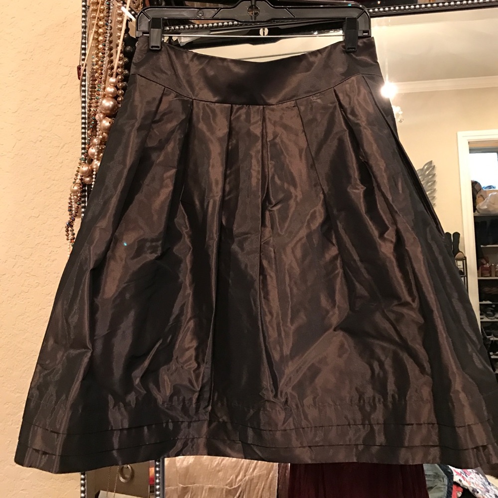 Satin Banana Republic knee length skirt