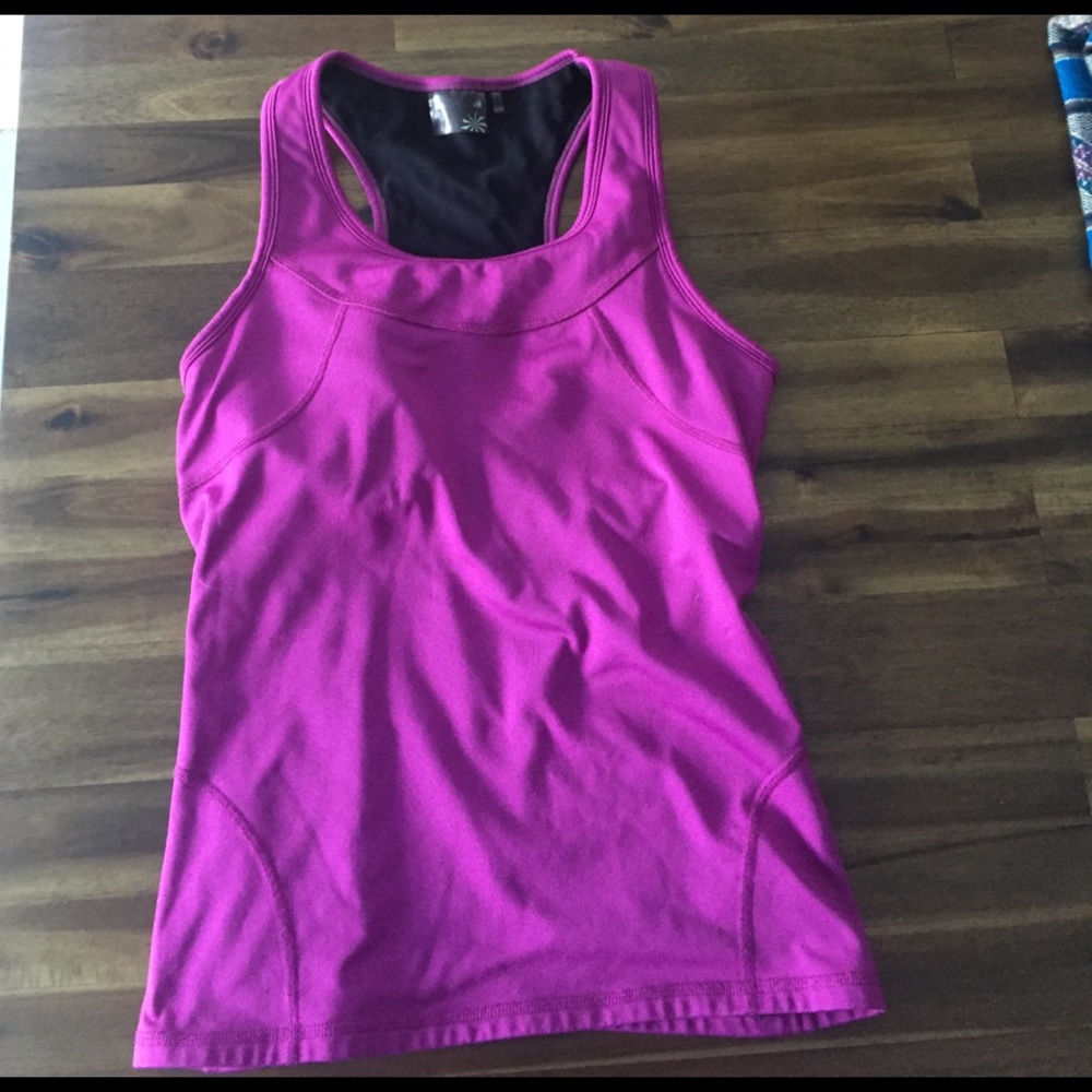 Fleece lined Athleta sports bra tank