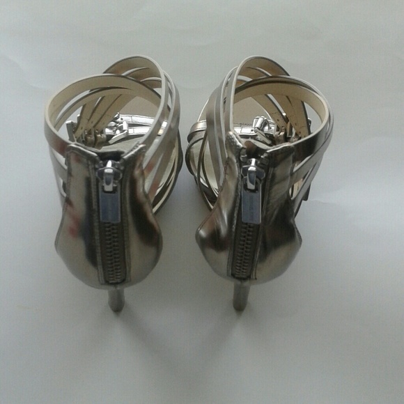 Available platform nickel metallic sandals shoes - Picture 4 of 8