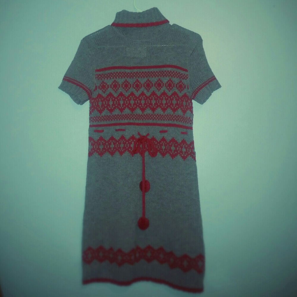 Short sleeved Sweater Dress