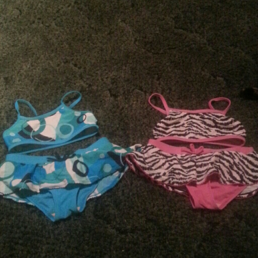 Girls Joe Boxer tankini bathing suits