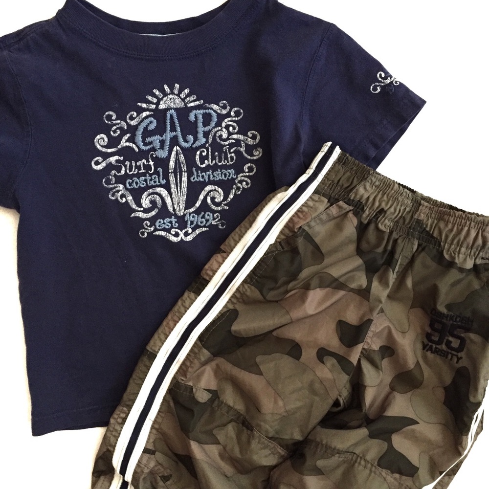 OshKosh B’Gosh Baby Boys Camo Print Pant Size 2T