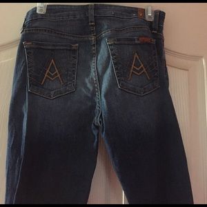 'A' pocket 7 For all Mankind jeans