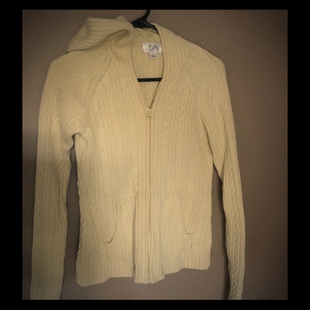 Loft lemon-yellow hoodie