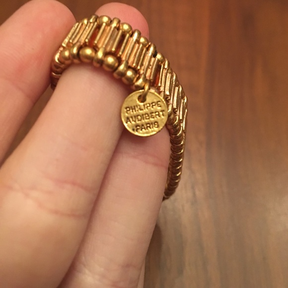 Rose gold vermeil stretch Philippe Audibert brac - Picture 4 of 4