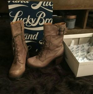 Lucky brand leather boots