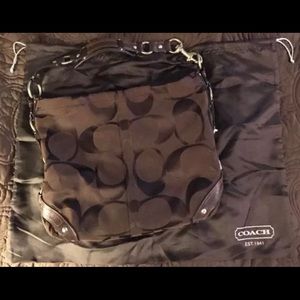 Coach Authentic #10620 Carly Hobo Optic Brown