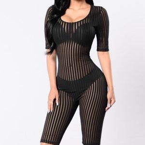 Sheer jumpsuit
