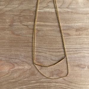 Gorjana Double Strand Necklace Gold