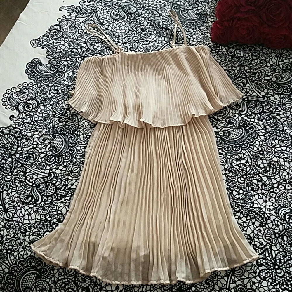 NWT Short Champagne Dress - Picture 4 of 6