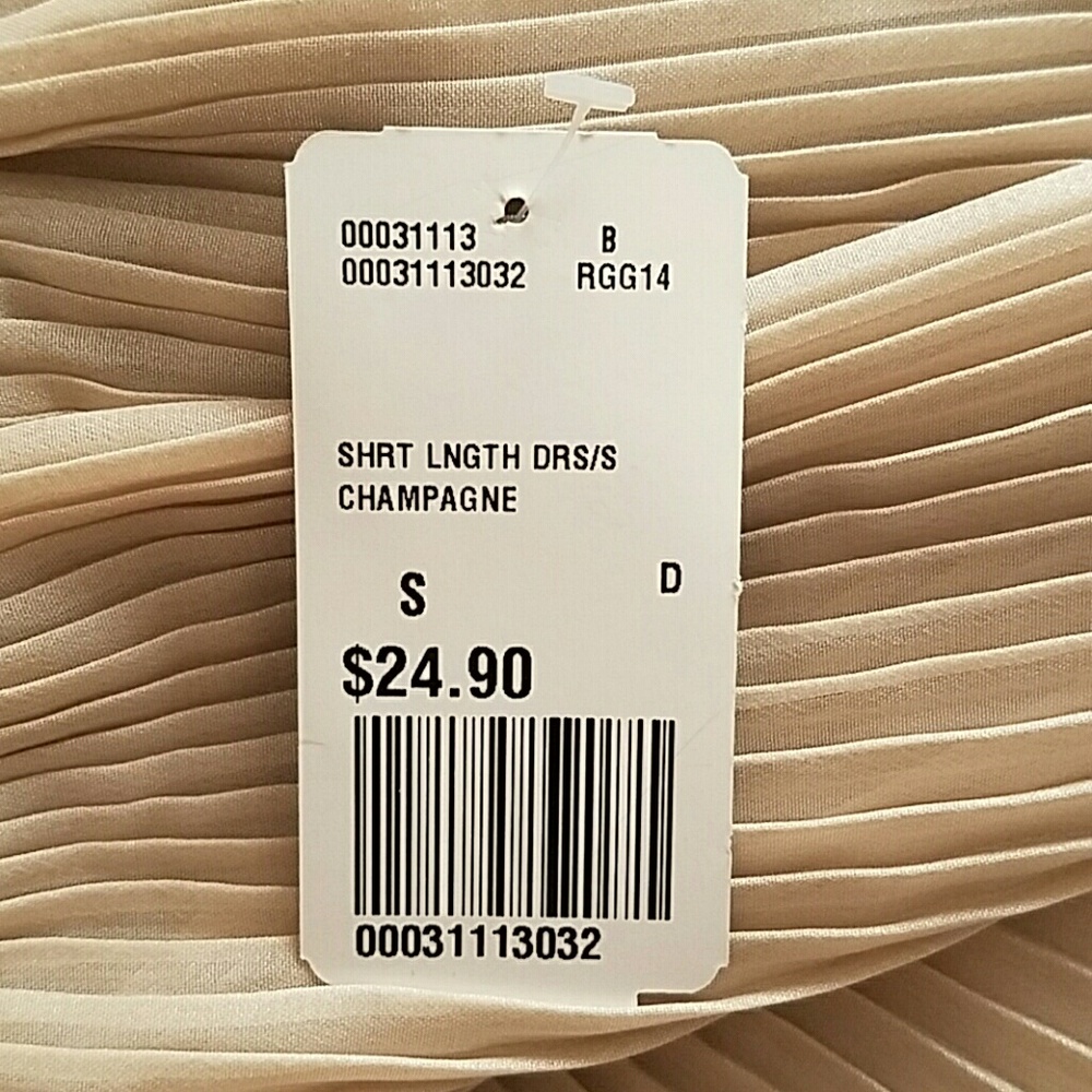 NWT Short Champagne Dress - Picture 5 of 6
