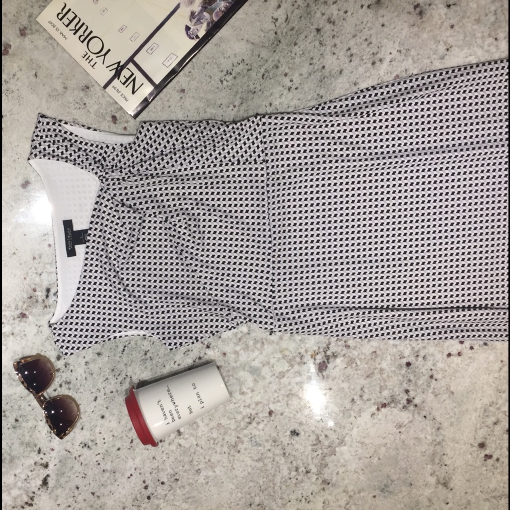 White House | Black Market dress/ twist detail