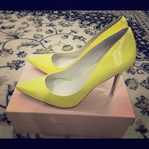 BCBG Patent Pumps