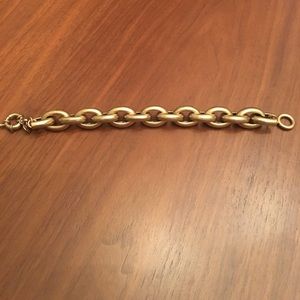 J. Crew link brass bracelet