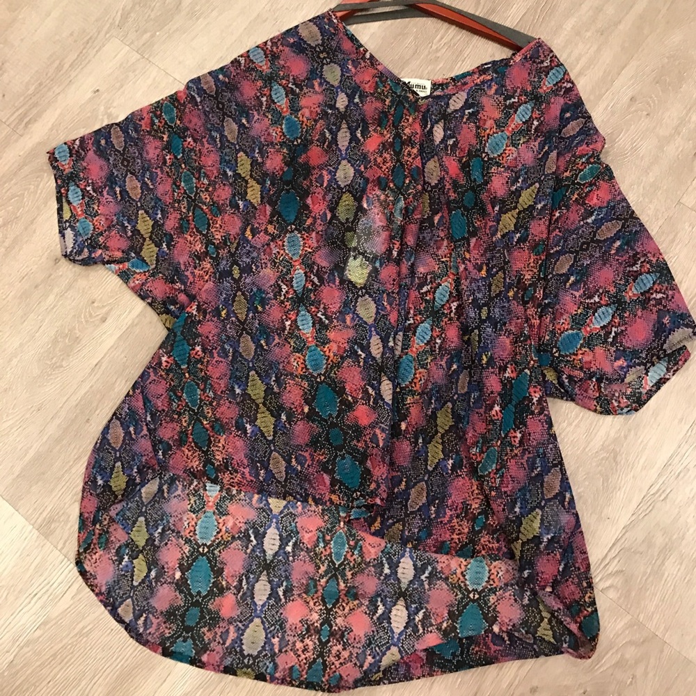 Show Me Your MuMu 'oh my boa' tunic
