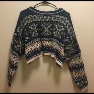 Cropped sweater