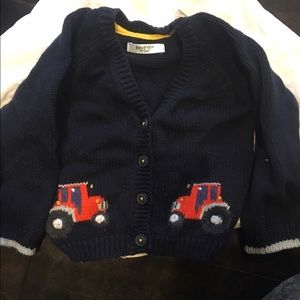 Adorable baby boden tractor sweater
