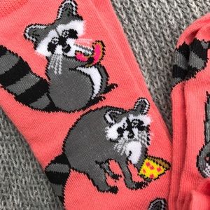 Knee-High Cute Raccoon Socks