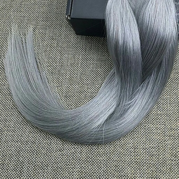 Silver Clip In Indian Remy Hair 12 inch!!