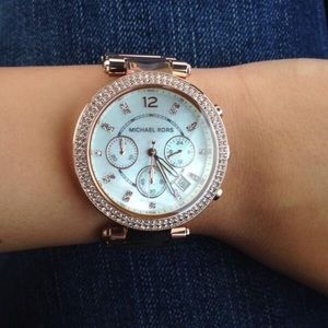 Michael Kors rose gold watch!