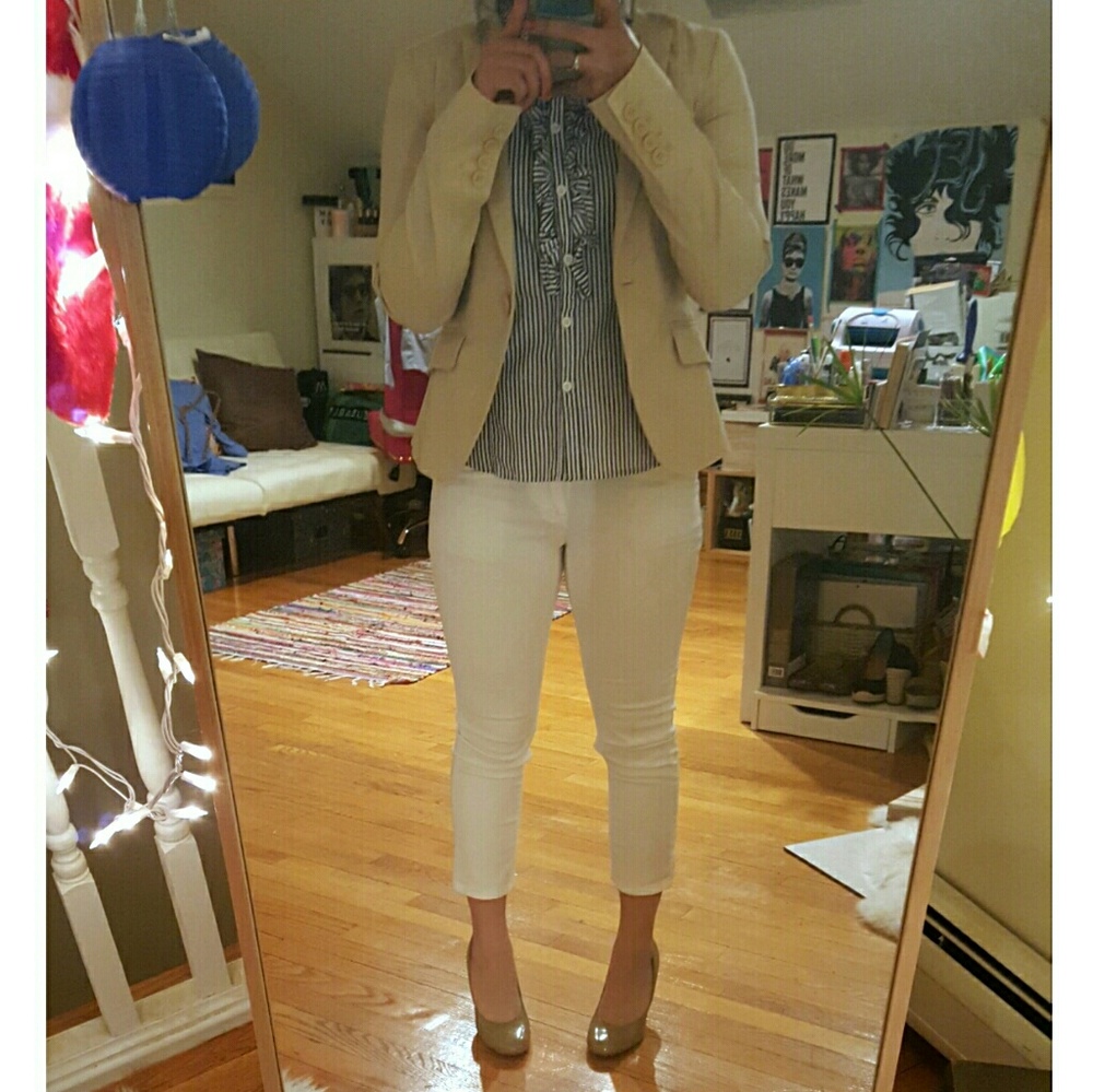 Forever 21 • Striped Ruffle Button Down Blouse - Picture 6 of 6