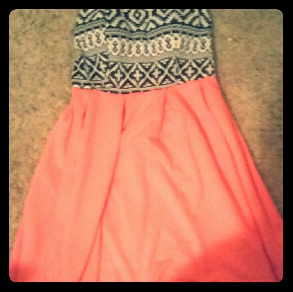Strapless dress