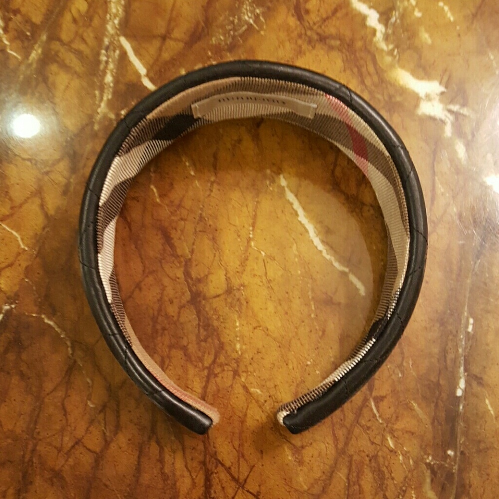 *sold* Burberry Leather Headband