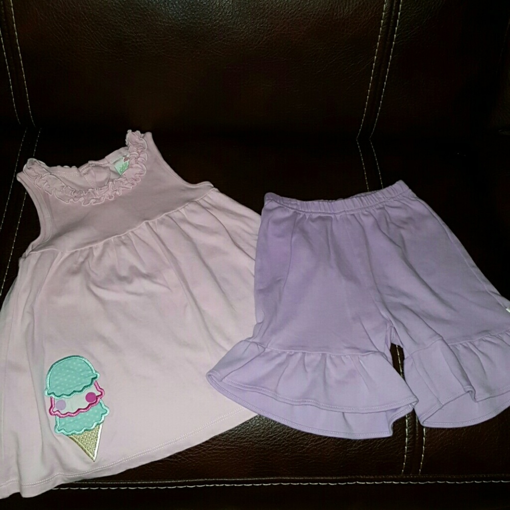 Ice Cream Top & Short Set