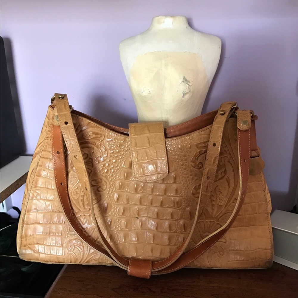 Leather bag Genuine Brahmin