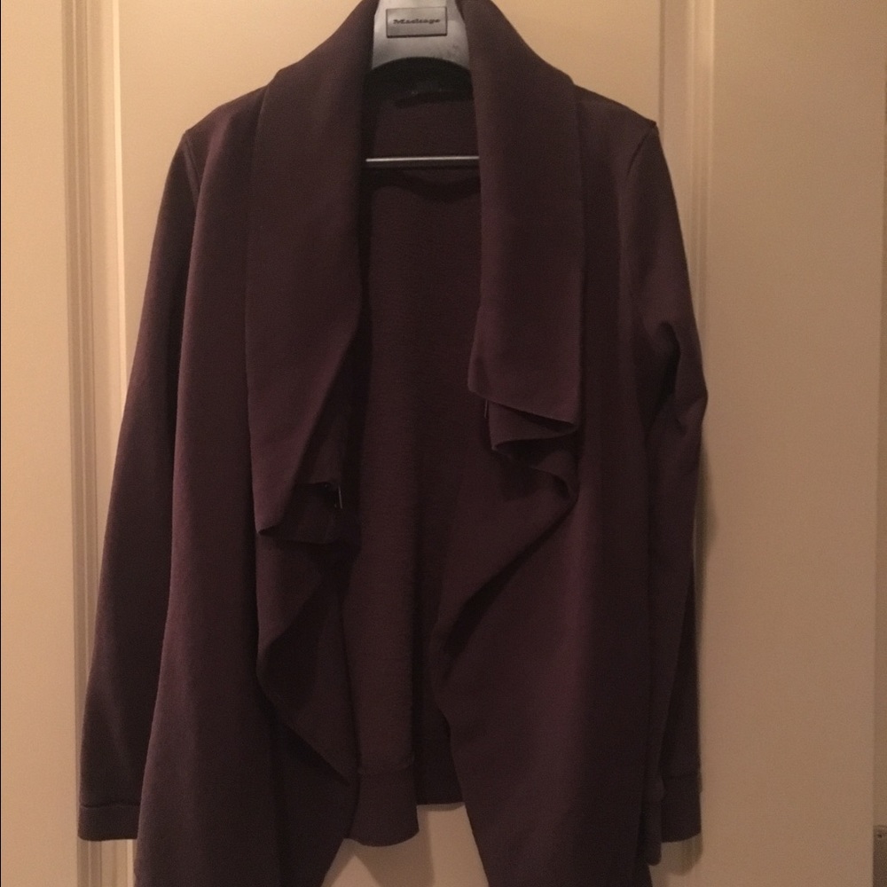 ALLSAINTS MAROON DUAL STYLE JACKET