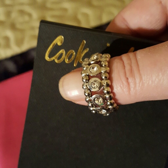 Net Bling stretch ring. Cookie Lee - Picture 2 of 4