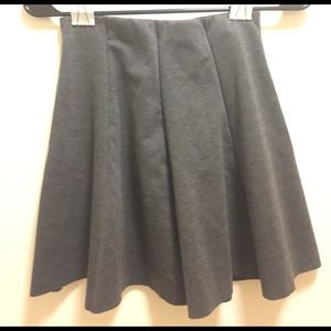 Gray circle skirt