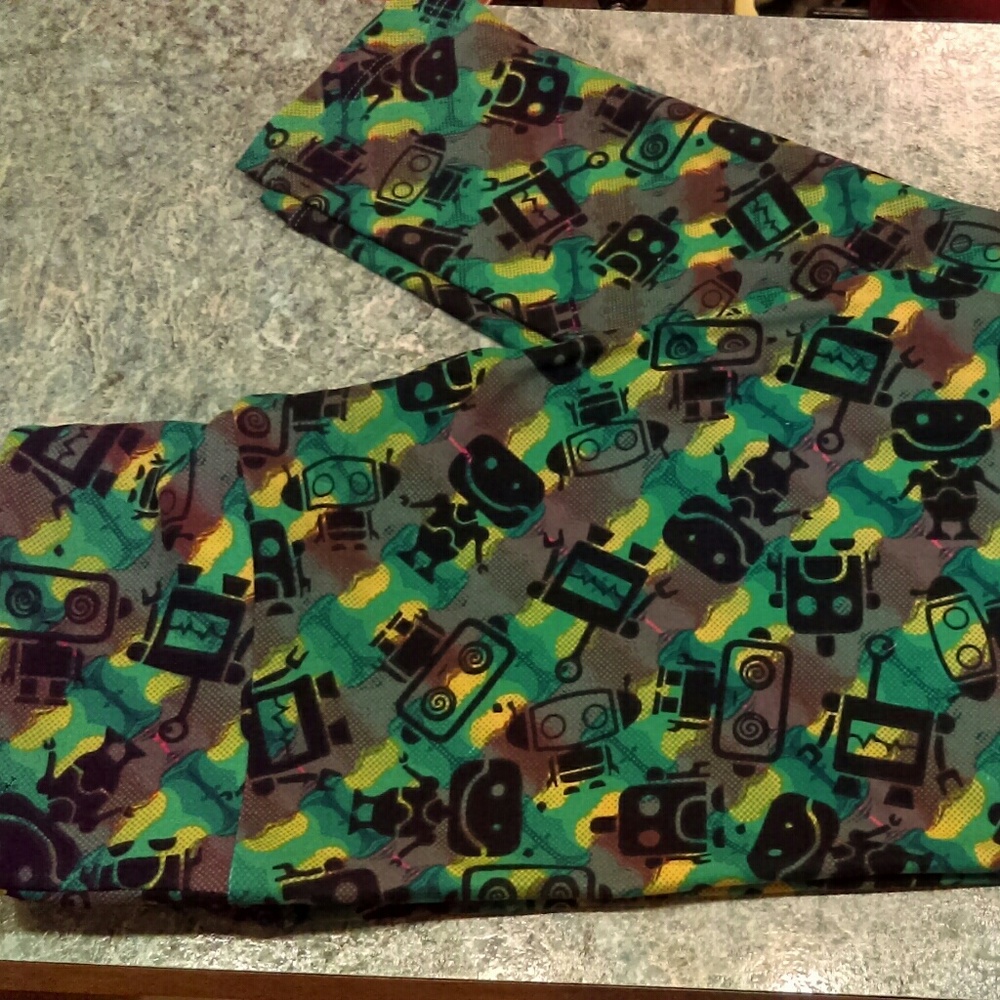 Robot Invasion Unicorn! Lularoe legging OS