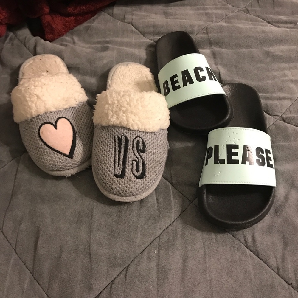 Vs pink slipper bundle