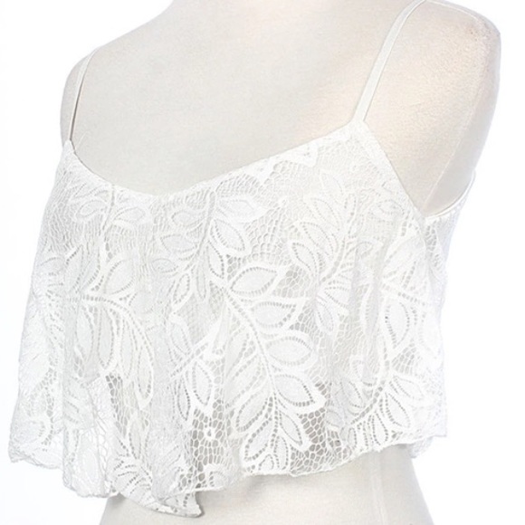 lace crop top - Picture 4 of 5