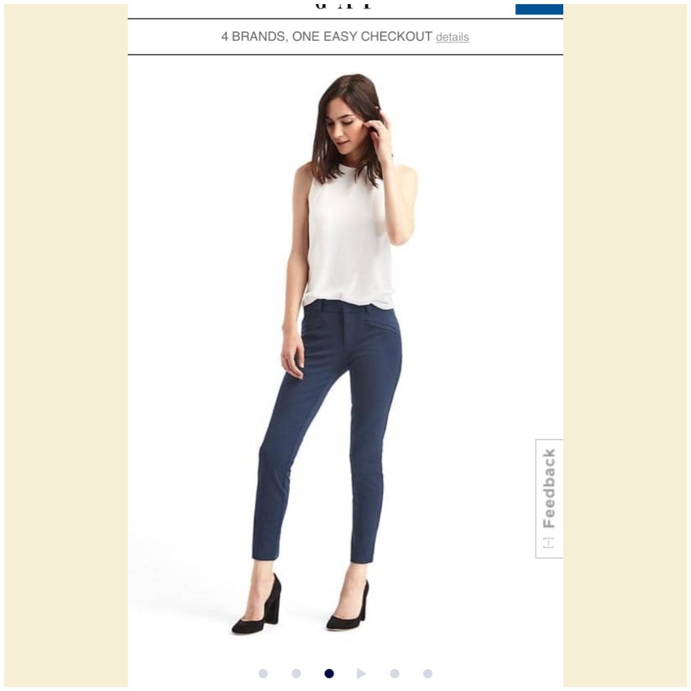 Gap Bi-Stretch Ultra Skinny Pants Indigo/Navy