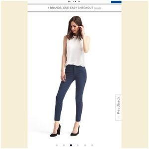 Gap Bi-Stretch Ultra Skinny Pants in Burgundy