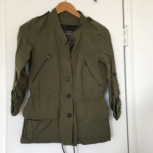 Zara Army Green Jacket Size XS